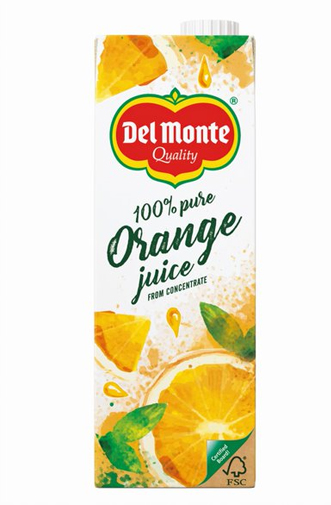 1L 100% Pure Orange Juice